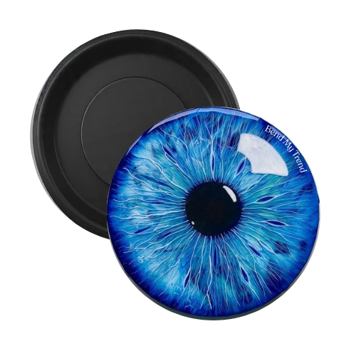 Round Fridge Magnet Badges