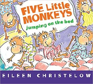 5 LITTLE MONKEYS JUMPING BED