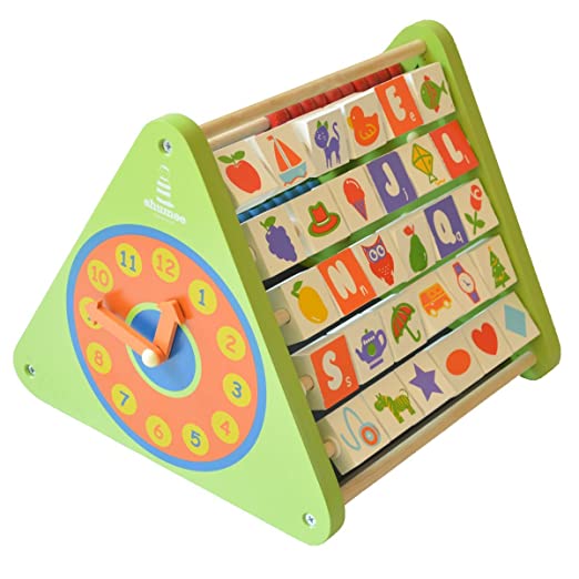 5-in-1 Wooden Activity Triangle Learning Toy