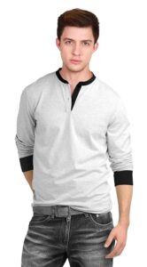 Full Sleeve Henley T Shirts