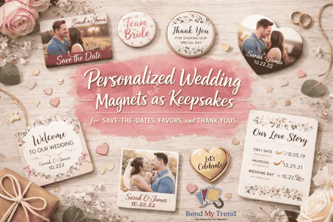 How to design personalized magnets for wedding favors