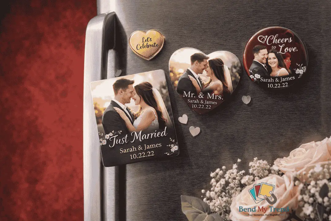 How to design personalized magnets for wedding favors