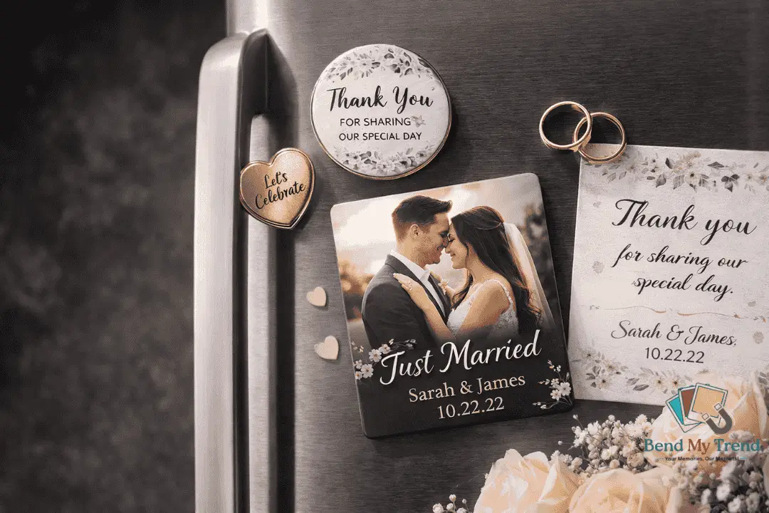 How to design personalized magnets for wedding favors