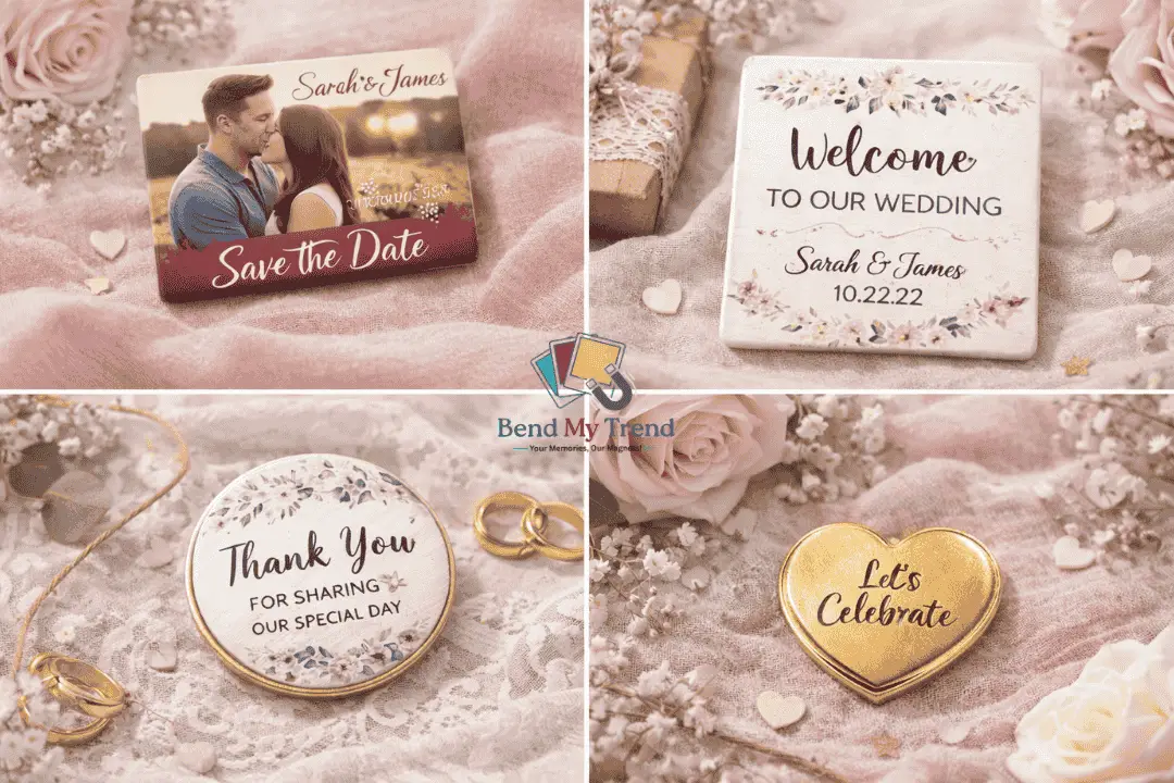 How to design personalized magnets for wedding favors