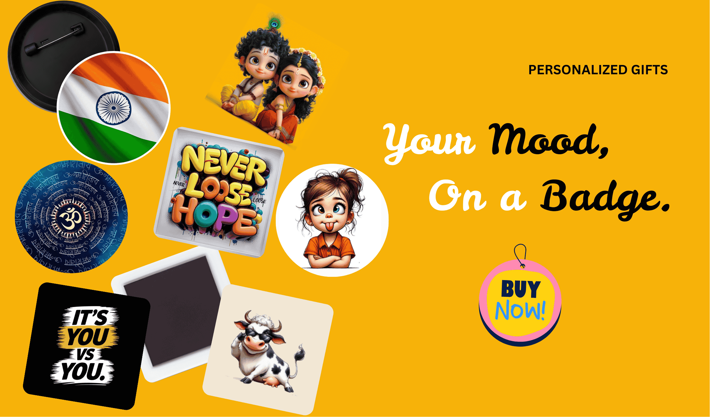 PIN & MAGNETS BADGES