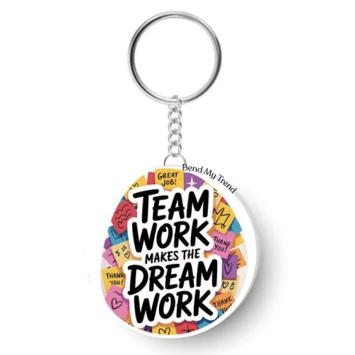 Team Work Key Chain