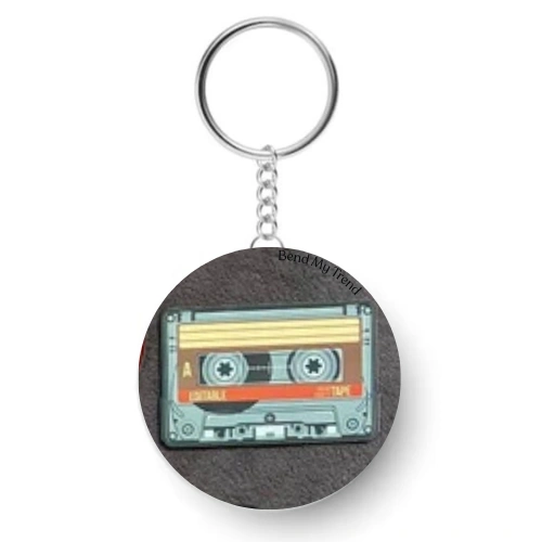 Cassette Tape Key Chain