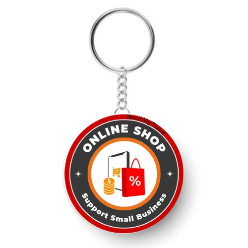 Online Shopping Key Chain