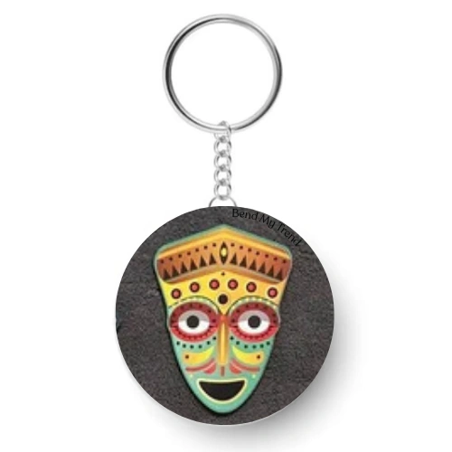Tribal Face Key Chain