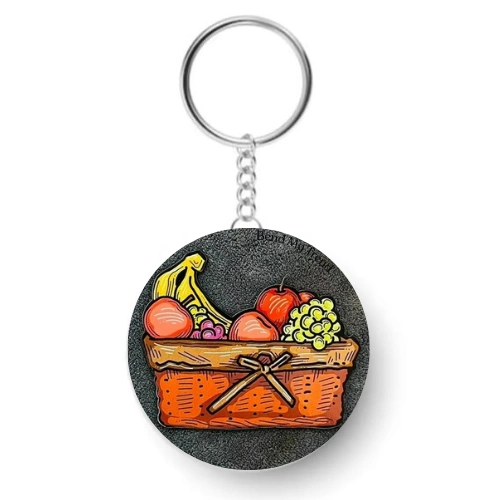 Fruit Basket Key Chain